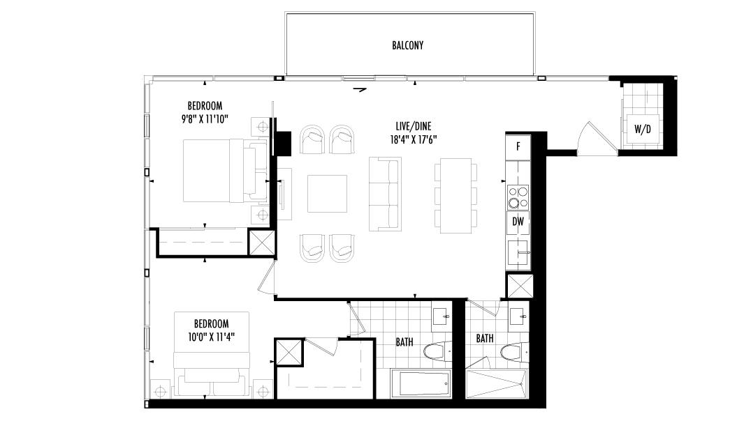 2 Bedroom