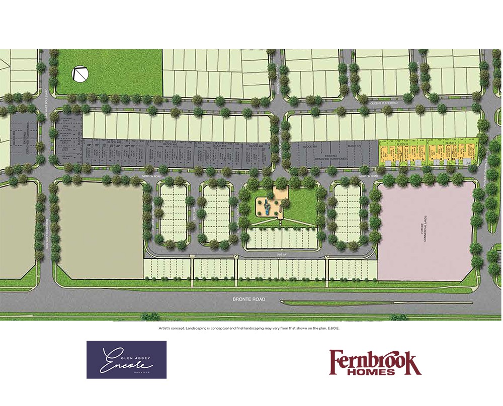 Encore Oakville Site Plan