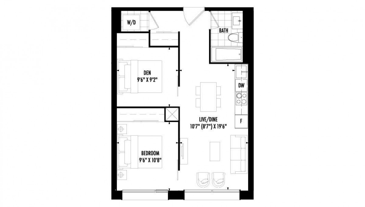 1 Bedroom + Den