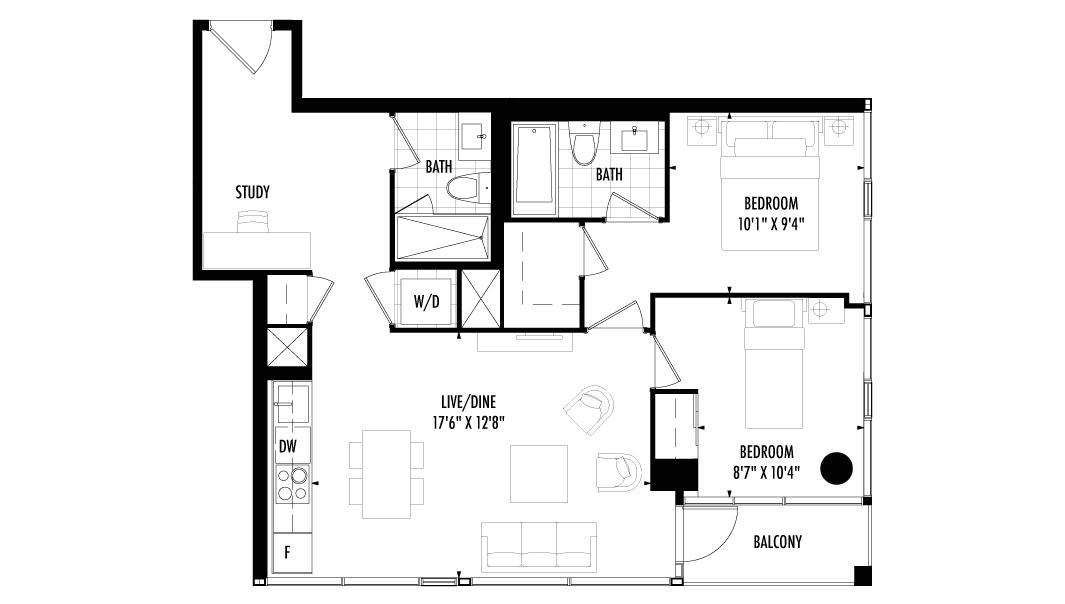 2 Bedroom