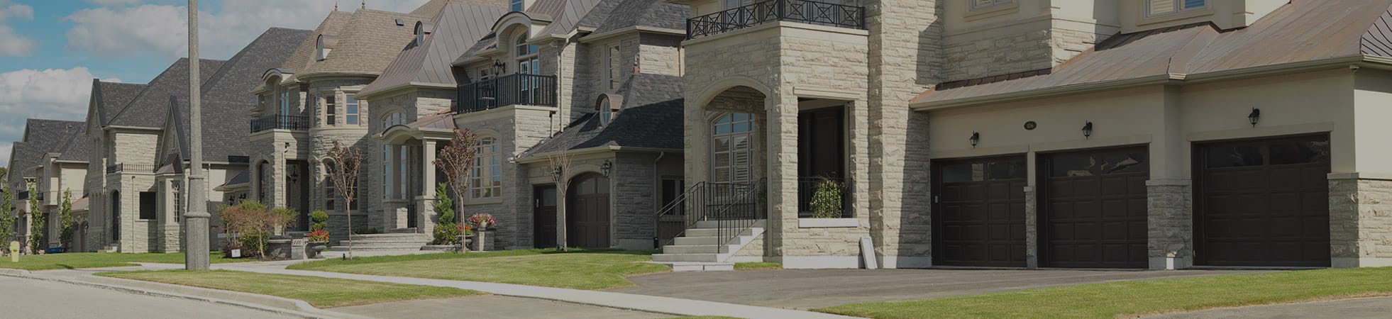 Fernbrook residential community streetscape